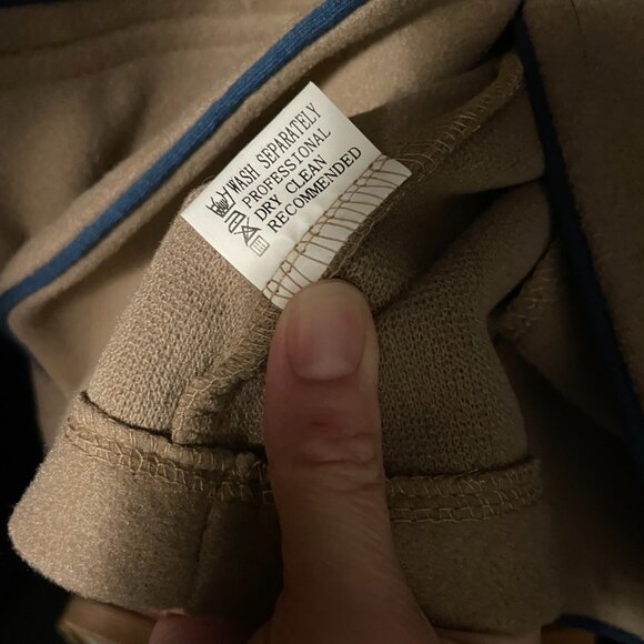 MissLook small, beige and teal blazer jacket - Picture 11 of 11